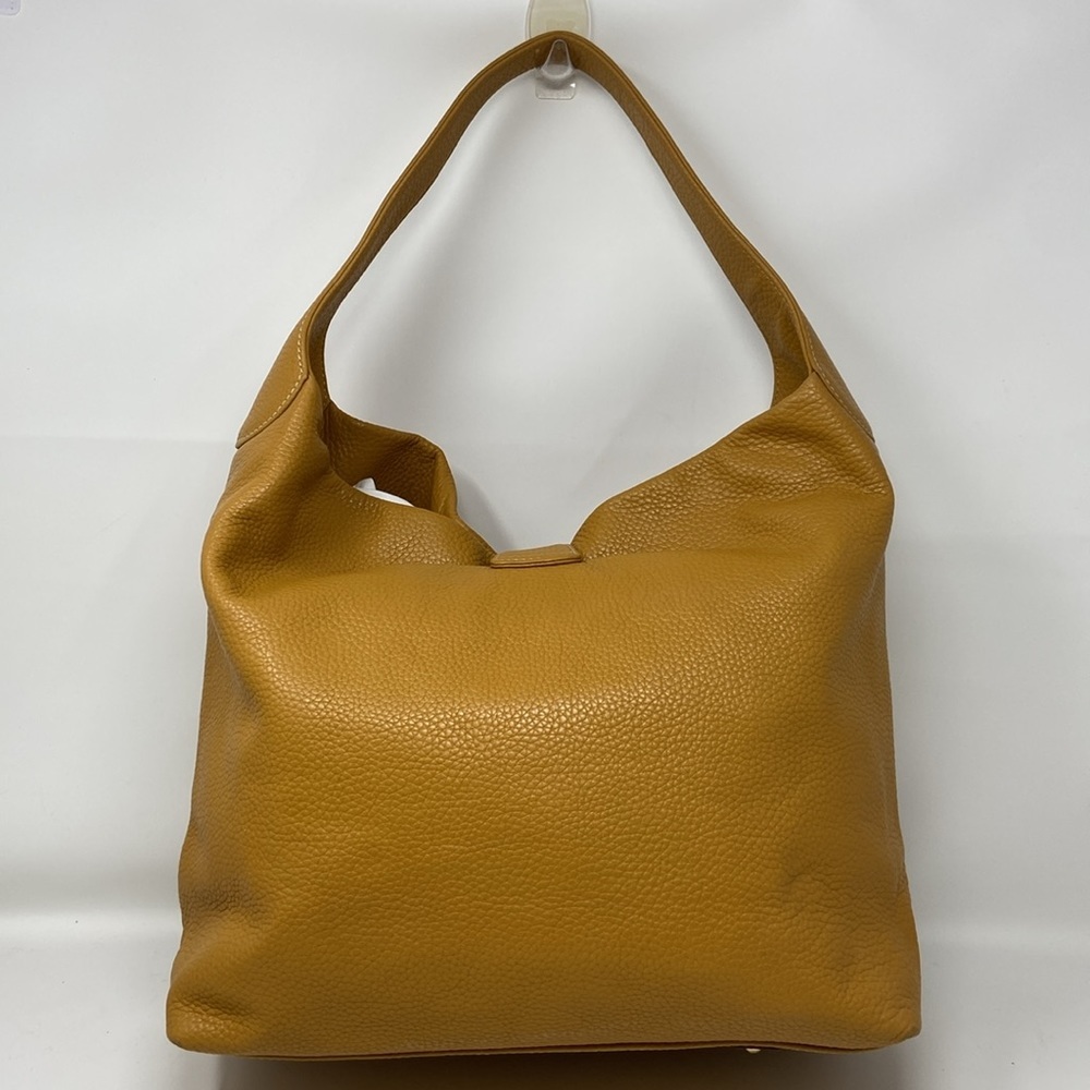 NWOT Dooney and Bourke Mustard Leather Hobo Bag with Coin Purse & Dust Bag - Picture 2 of 10